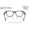 Ray-Ban Meta Audio Burbank Optics Prescription Glasses Transparent Blue