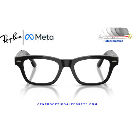 Gafas Inteligentes Ray-Ban Meta Audio Burbank Black RW7005-601/1Z | COA