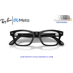 Gafas Inteligentes Ray-Ban Meta Audio Burbank Black RW7005-601/1Z | COA