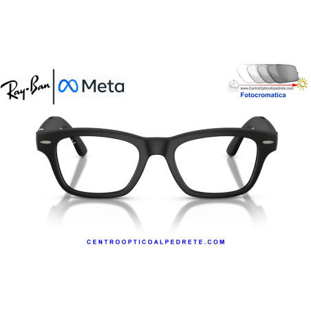 Gafas Inteligentes Ray-Ban Meta Audio Burbank Black RW7005-601S1M | COA