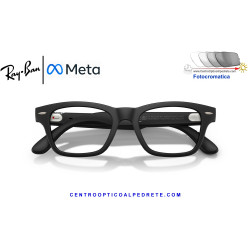 Gafas Inteligentes Ray-Ban Meta Audio Burbank Black RW7005-601S1M | COA