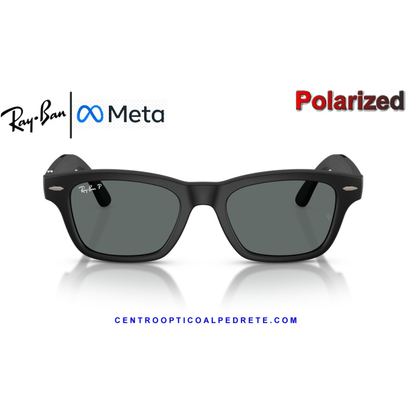 Ray-Ban Meta Audio Burbank Smart Glasses Solid Black RW7005-601S81 | COA