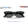 Ray-Ban Meta Audio Burbank Smart Glasses Solid Black RW7005-601S81 | COA