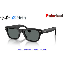 Ray-Ban Meta Audio Burbank Smart Glasses Solid Black RW7005-601S81 | COA