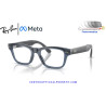 Gafas Inteligentes Ray-Ban Meta Audio Burbank Transparent Blue RW7005-6929MF |