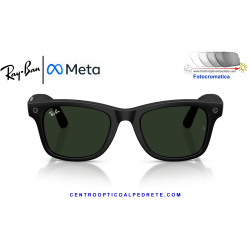 Ray-Ban Meta (Gen 3) Wayfarer Smart Sunglasses Black RW4011-601S1M | COA