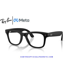 Ray-Ban Meta (Gen 3) Wayfarer Smart Sunglasses Black RW4011-601SSB | COA