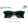 Ray-Ban Meta (Gen 3) Wayfarer Smart Sunglasses Transparent Black RW4011-690680