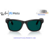 Ray-Ban Meta (Gen 3) Wayfarer Smart Sunglasses Transparent Black RW4011-690680