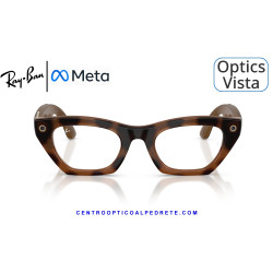Gafas Graduadas Ray-Ban Meta (Gen 3) Zena Optics Havana RW4015V-8528 | COA