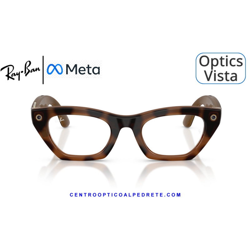 Gafas Graduadas Ray-Ban Meta (Gen 3) Zena Optics Havana RW4015V-8528 | COA