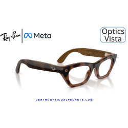 Gafas Graduadas Ray-Ban Meta (Gen 3) Zena Optics Havana RW4015V-8528 | COA