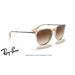 Ray-Ban Erika Transparent Brown / Brown Gradient (RB4171 651413) | Originales