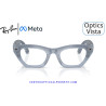 Gafas Graduadas Ray-Ban Meta (Gen 3) Zena Optics Milky Grey Lilac RW4015V-8552