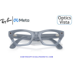Gafas Graduadas Ray-Ban Meta (Gen 3) Zena Optics Milky Grey Lilac RW4015V-8552