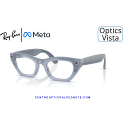 Gafas Graduadas Ray-Ban Meta (Gen 3) Zena Optics Milky Grey Lilac RW4015V-8552
