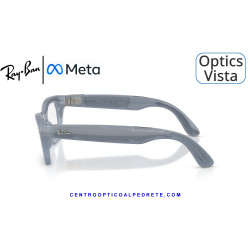 Gafas Graduadas Ray-Ban Meta (Gen 3) Zena Optics Milky Grey Lilac RW4015V-8552