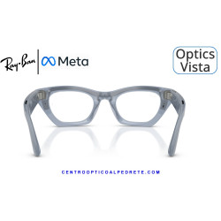 Gafas Graduadas Ray-Ban Meta (Gen 3) Zena Optics Milky Grey Lilac RW4015V-8552