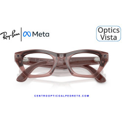Gafas Graduadas Ray-Ban Meta (Gen 3) Zena Optics Milky Pink Blush RW4015V-8553