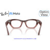 Gafas Graduadas Ray-Ban Meta (Gen 3) Zena Optics Milky Pink Blush RW4015V-8553