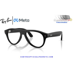 Ray-Ban Meta (Gen 3) Aviator Smart Sunglasses Black RW4016-601/1M | COA