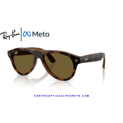Ray-Ban Meta (Gen 3) Aviator Smart Sunglasses Havana RW4016-690573 | COA