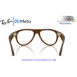 Ray-Ban Meta (Gen 3) Aviator Smart Sunglasses Havana RW4016-6905M4 | COA