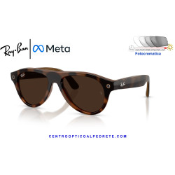 Ray-Ban Meta (Gen 3) Aviator Smart Sunglasses Havana RW4016-6905M4 | COA