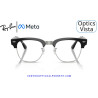 Gafas Graduadas Ray-Ban Meta Audio Clubmaster Optics Black RW7004V-2000 | COA