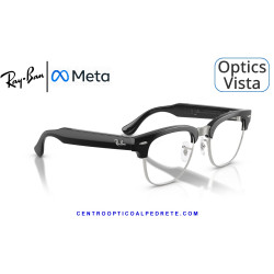 Gafas Graduadas Ray-Ban Meta Audio Clubmaster Optics Black RW7004V-2000 | COA