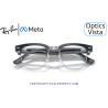 Gafas Graduadas Ray-Ban Meta Audio Clubmaster Optics Transparent Sky Blue