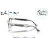 Gafas Graduadas Ray-Ban Meta Audio Clubmaster Optics Transparent Iron Grey