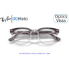 Gafas Graduadas Ray-Ban Meta Audio Clubmaster Optics Transparent Orchid