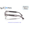 Gafas Graduadas Ray-Ban Meta Audio Clubmaster Optics Transparent Orchid