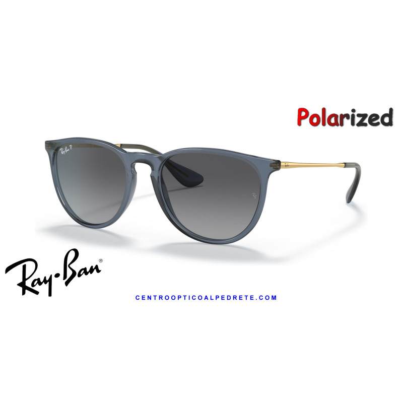 Ray-Ban Erika Azul transparente / gris polarizada (RB4171 6592T3)