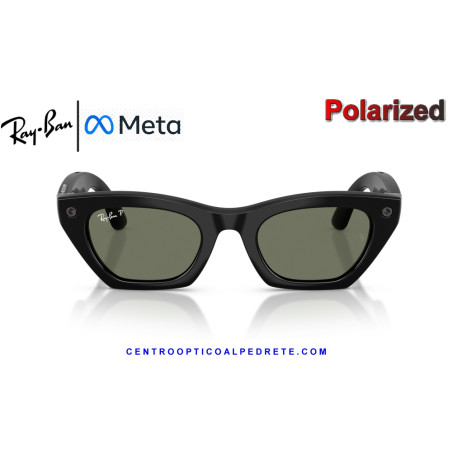 Gafas Inteligentes Ray-Ban Meta (Gen 3) Zena Black RW4015-601/9A | COA