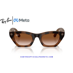 Gafas Inteligentes Ray-Ban Meta (Gen 3) Zena Havana RW4015-690513 | COA