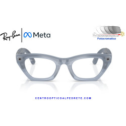Gafas Inteligentes Ray-Ban Meta (Gen 3) Zena Milky Grey Lilac RW4015-691410 |
