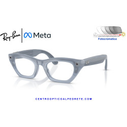 Gafas Inteligentes Ray-Ban Meta (Gen 3) Zena Milky Grey Lilac RW4015-691410 |