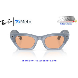Gafas Inteligentes Ray-Ban Meta (Gen 3) Zena Milky Grey Lilac RW4015-691410 |