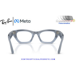 Gafas Inteligentes Ray-Ban Meta (Gen 3) Zena Milky Grey Lilac RW4015-691410 |
