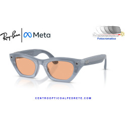 Gafas Inteligentes Ray-Ban Meta (Gen 3) Zena Milky Grey Lilac RW4015-691410 |
