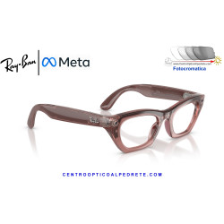 Gafas Inteligentes Ray-Ban Meta (Gen 3) Zena Milky Pink Blush RW4015-69161Z |