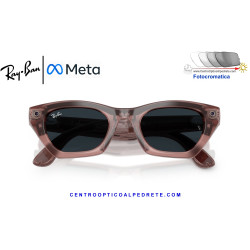 Gafas Inteligentes Ray-Ban Meta (Gen 3) Zena Milky Pink Blush RW4015-69161Z |