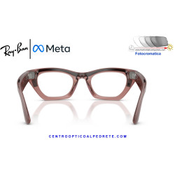 Gafas Inteligentes Ray-Ban Meta (Gen 3) Zena Milky Pink Blush RW4015-69161Z |