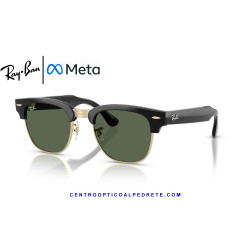 Gafas Inteligentes Ray-Ban Meta Audio Clubmaster Black RW7004-601/71 | COA