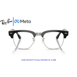 Gafas Inteligentes Ray-Ban Meta Audio Clubmaster Black RW7004-601/SB | COA