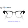Gafas Inteligentes Ray-Ban Meta Audio Clubmaster Black RW7004-601/SB | COA