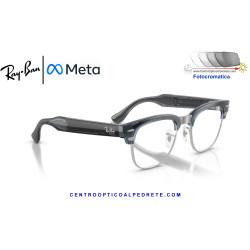 Gafas Inteligentes Ray-Ban Meta Audio Clubmaster Transparent Sky Blue Alped