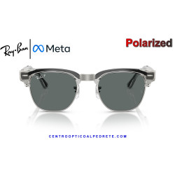 Gafas Inteligentes Ray-Ban Meta Audio Clubmaster Transparent Iron Grey